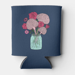 Rafraîchisseur Pour Canette Bouquet de fleurs cérébrales