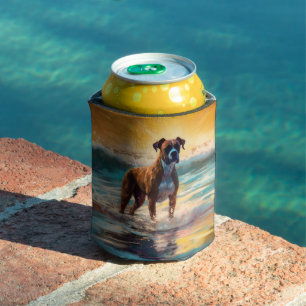 Rafraîchisseur Pour Canette Boxer Beach Surfing Peinture