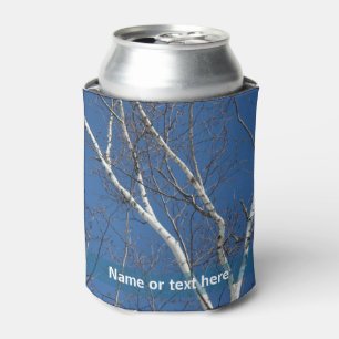 Rafraîchisseur Pour Canette Branches de Birch Blanc Nature personnalisée
