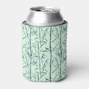 Rafraîchisseur Pour Canette Branches en bambou, blanc, vert, feuille, bambou