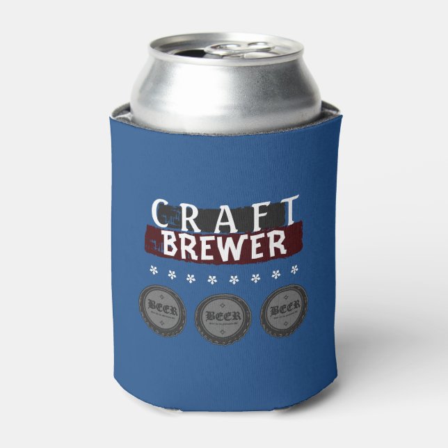 Rafraîchisseur Pour Canette Brasseur d'artisanat 5/Bleu (Can devant)