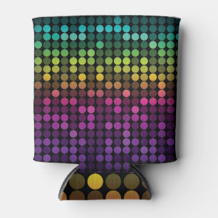 Rafraîchisseur Pour Canette Bright Multicolor Vintage Art Abstrait