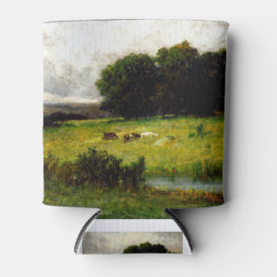 Rafraîchisseur Pour Canette Bright Scene of Cattle near Stream - Edward Mitche