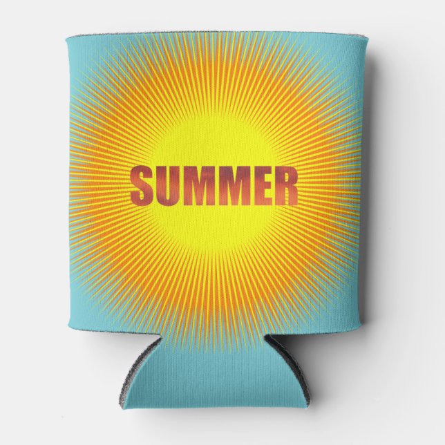 Rafraîchisseur Pour Canette Bright Summer Sun Can Cooler (Devant)