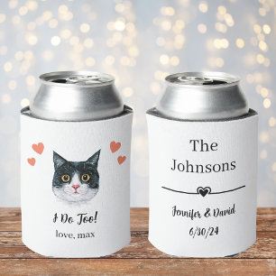 Rafraîchisseur Pour Canette British Shorthair Cat Mariage Can Cooler Favoriser