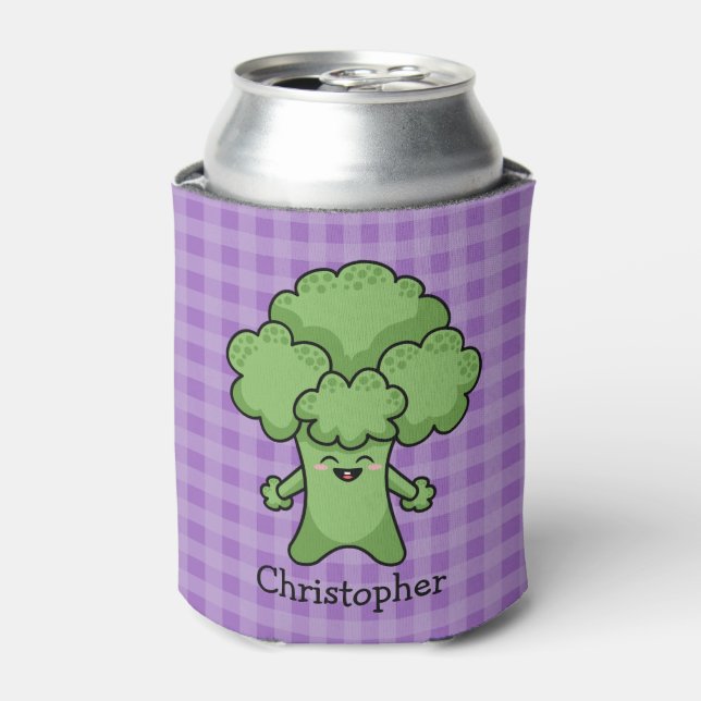 Rafraîchisseur Pour Canette Brocoli vert personnalisable Can Cooler (Can devant)