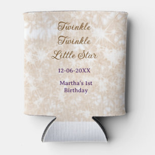 Rafraîchisseur Pour Canette Brown pailleté twinkle twinkle little star anniver