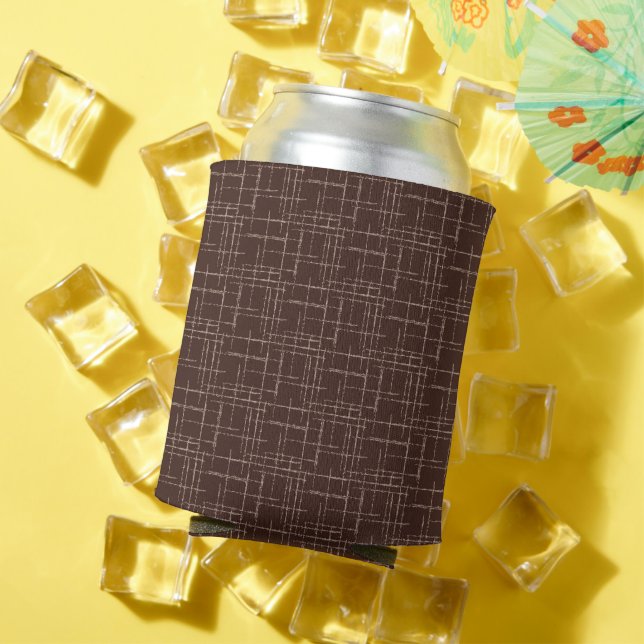 Rafraîchisseur Pour Canette Brun texturé. (Été in situ)