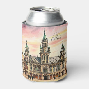 Rafraîchisseur Pour Canette Bruxelles Belgique Aquarelle Grand Palais