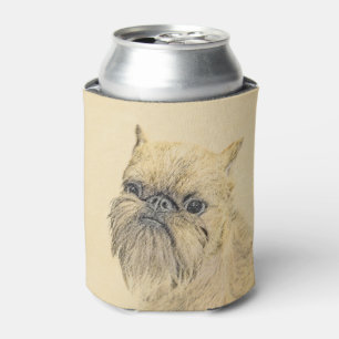 Rafraîchisseur Pour Canette Bruxelles Griffon Peinture - Cute Original Chien A
