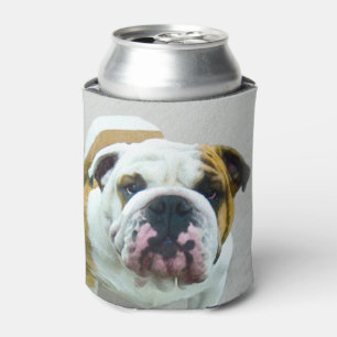 Rafraîchisseur Pour Canette Bulldog Painting - Cute Original Dog Art