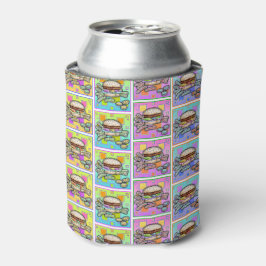 Rafraîchisseur Pour Canette BURGER POP ART (Hamburger)