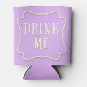 Rafraîchisseur Pour Canette "Buvez-Moi Wonderland Tea Party Pastel Purple
