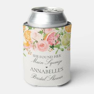 Rafraîchisseur Pour Canette Cadeau de Mariage Pastel Citrus Main Squeeze