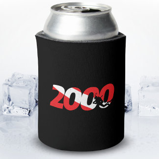 Rafraîchisseur Pour Canette Cadeau de plongée - 2000th Dive - Diver Down Divin