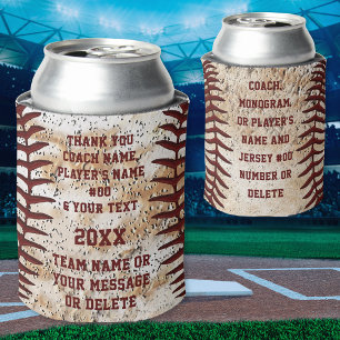 Rafraîchisseur Pour Canette Cadeaux de baseball pour joueurs et entraîneurs, B