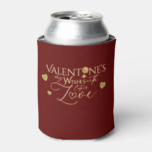 Rafraîchisseur Pour Canette Cadeaux de la Saint-Valentin rouges