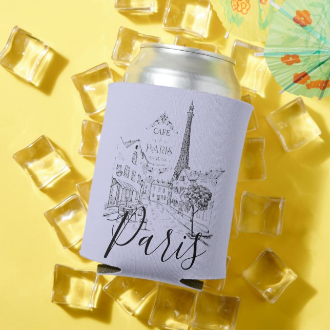 Rafraîchisseur Pour Canette Cafe Paris   Refroidisseur de Boîte (Été in situ)