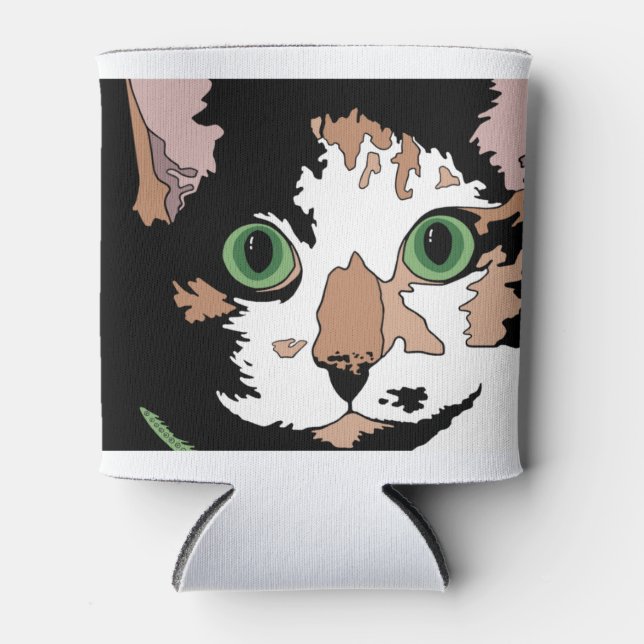 Rafraîchisseur Pour Canette Calico Cat (Devant)