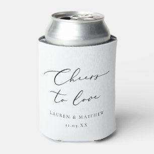Rafraîchisseur Pour Canette Calligraphie simple encourage à aimer le Mariage