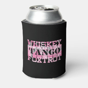 Rafraîchisseur Pour Canette Camion rose Foxtrot Tango Whiskey Militaire