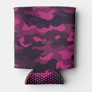Rafraîchisseur Pour Canette Camouflage hexagonal, texture militaire arrière -
