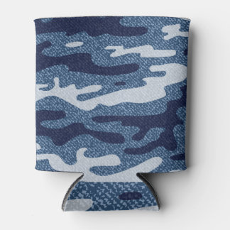 Rafraîchisseur Pour Canette Camouflage tacheté Denim Jeans Motif