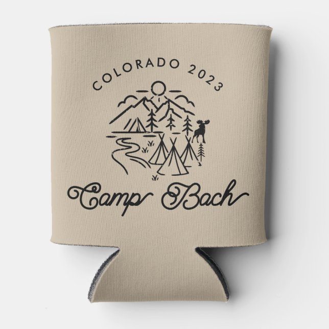Rafraîchisseur Pour Canette Camp Bachelorette Custom Can Cooler/ Coozie (Devant)
