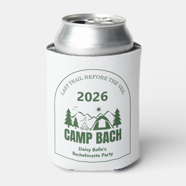 Rafraîchisseur Pour Canette Camp Bachelorette Vert (Can devant)