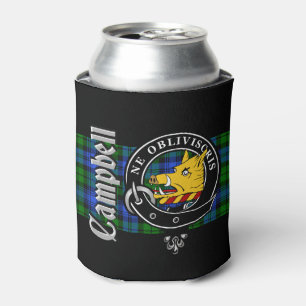 Rafraîchisseur Pour Canette Campbell Clan Badge & Tartan