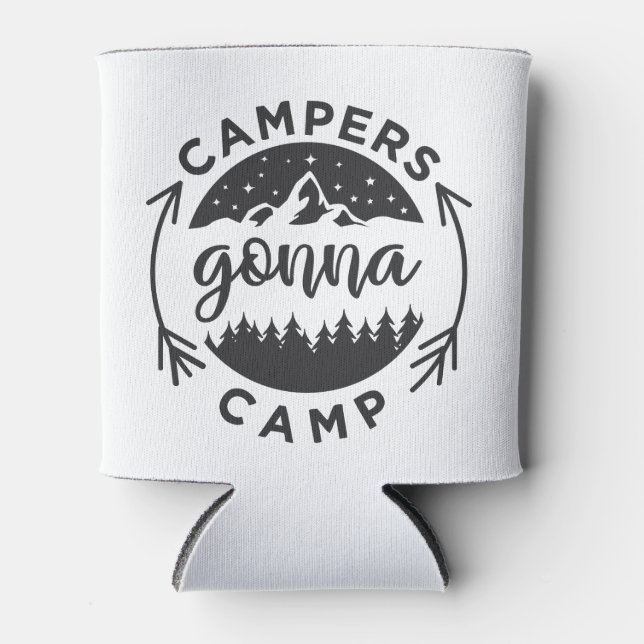 Rafraîchisseur Pour Canette Campers Gonna Camp sur un (Devant)