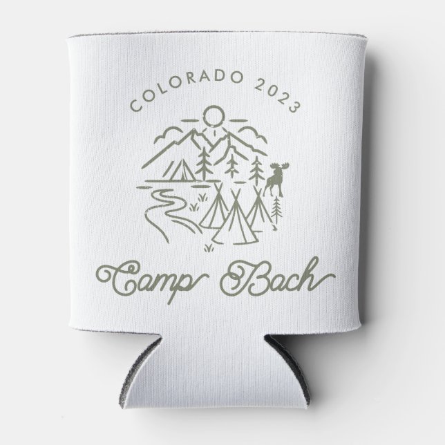 Rafraîchisseur Pour Canette Camping Bachelorette peut refroidir / Coozie (Devant)