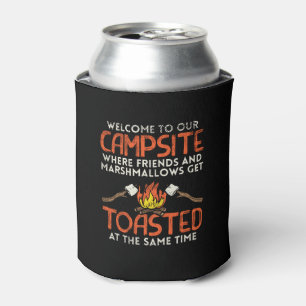 Rafraîchisseur Pour Canette Camping feu et Marshmallows