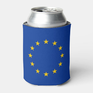 Rafraîchisseur Pour Canette Can Cooler avec drapeau de l'Union européenne