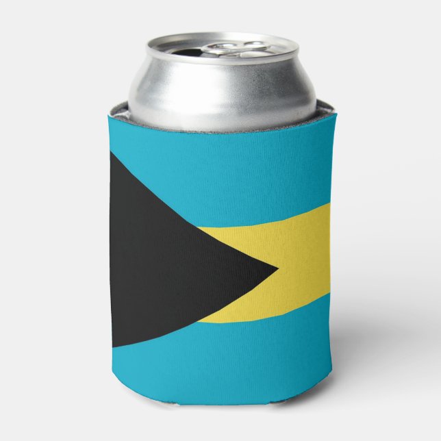 Rafraîchisseur Pour Canette Can Cooler avec drapeau des Bahamas (Can devant)