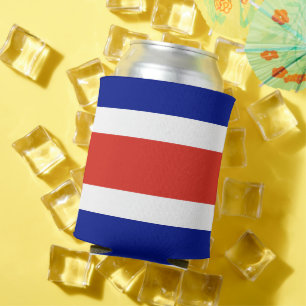 Rafraîchisseur Pour Canette Can Cooler avec drapeau du Costa Rica