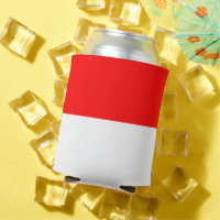 Can Cooler avec le drapeau de l'Indonésie