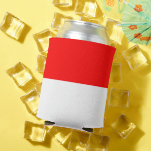 Rafraîchisseur Pour Canette Can Cooler avec le drapeau de l'Indonésie