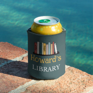 Rafraîchisseur Pour Canette Can Cooler - Bibliothèque - Personnalisée - Ajoute