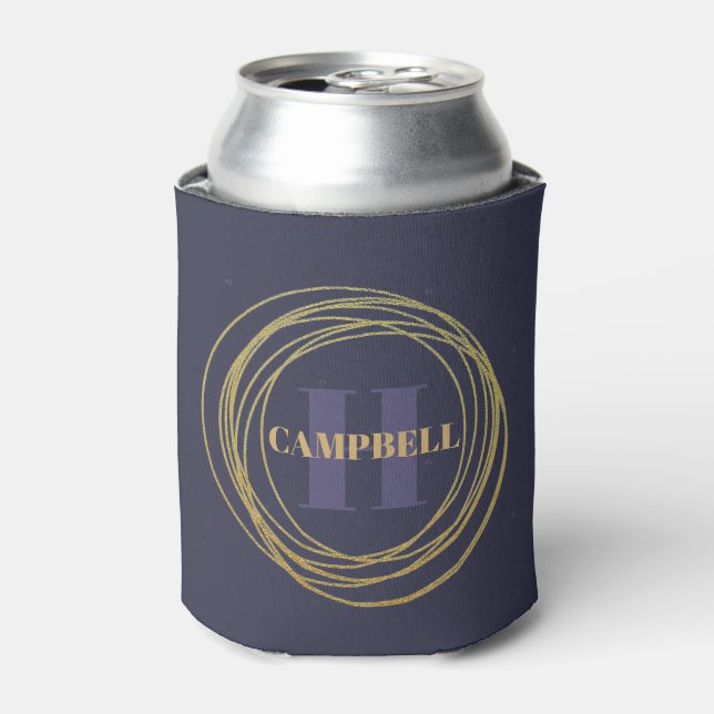 Rafraîchisseur Pour Canette Can Cooler - Cercles d'or (Can devant)