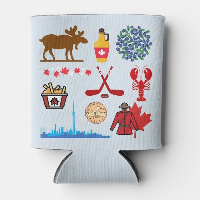 Rafraîchisseur Pour Canette Canada Fun (Devant)