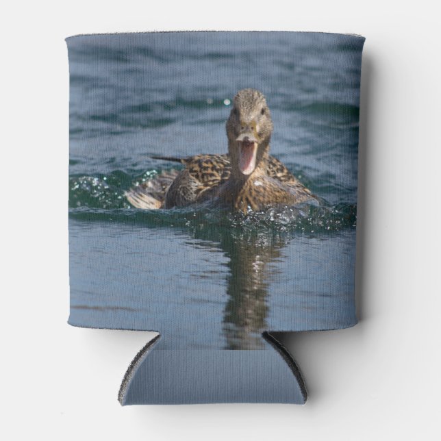 Rafraîchisseur Pour Canette Canard avec bec ouvert (Devant)