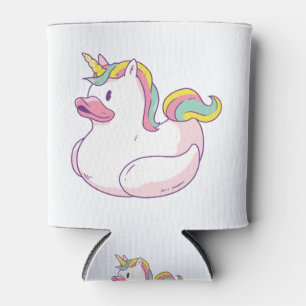 Rafraîchisseur Pour Canette Canard en caoutchouc Unicorne