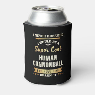 Rafraîchisseur Pour Canette Cannonball humain drôle nouveauté