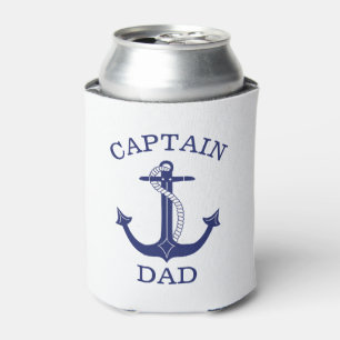 Rafraîchisseur Pour Canette Capitaine Dad Nautical Anchor