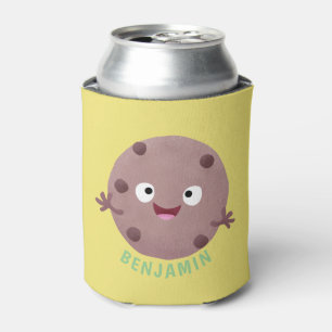 Rafraîchisseur Pour Canette Caricature de biscuit à puce en chocolat
