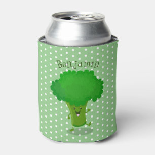 Rafraîchisseur Pour Canette Caricature de brocoli dansant Cute kawaii
