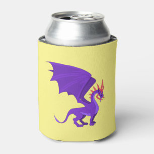 Rafraîchisseur Pour Canette Caricature de dragon violet
