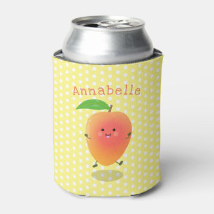 Rafraîchisseur Pour Canette Caricature jaune mangue mignonne