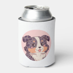 Rafraîchisseur Pour Canette Caricature mignonne chien berger australien kawaii